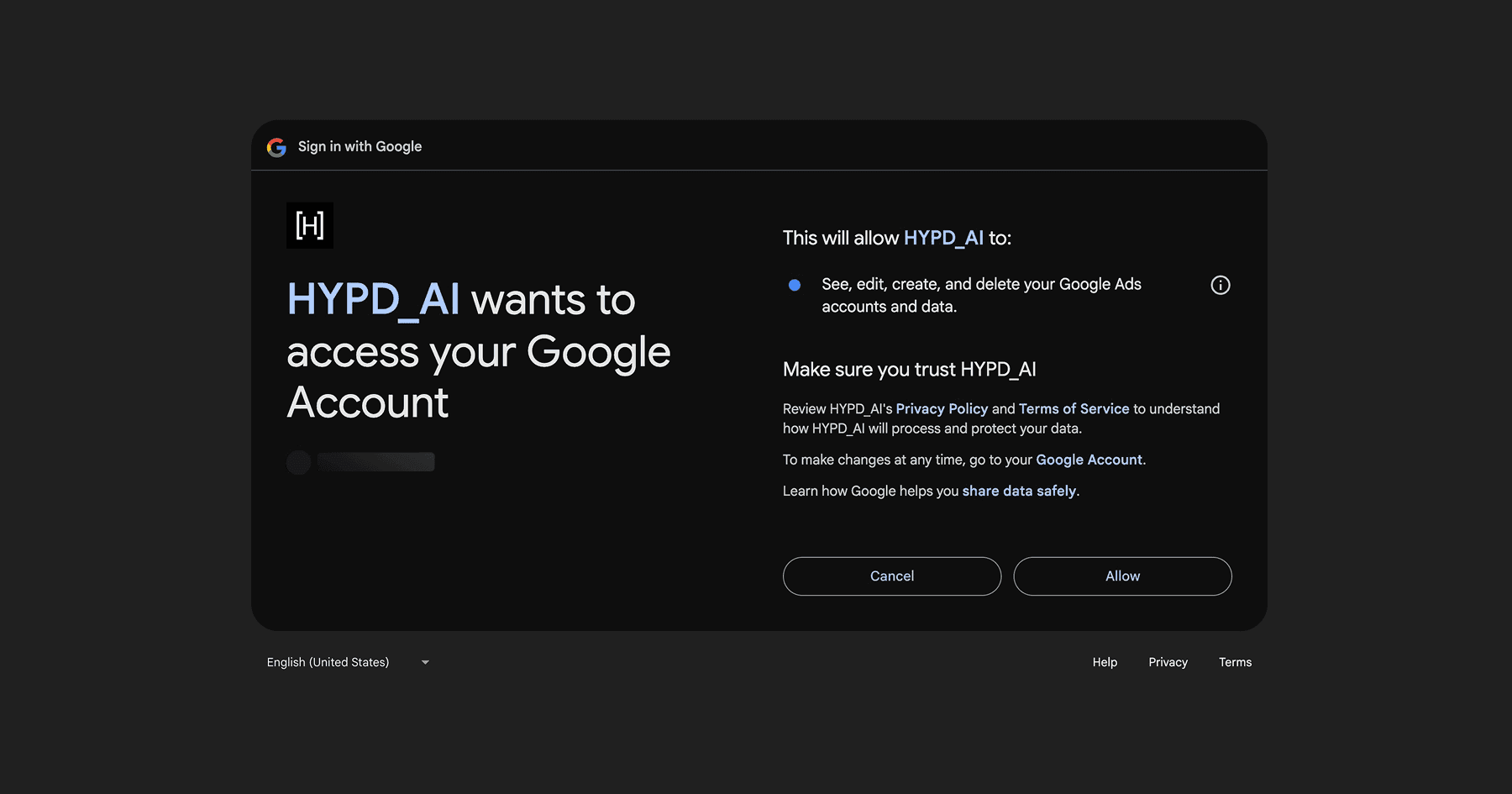 Google Ads OAuth connection flow (2)