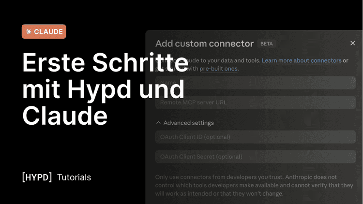 Verbinde HYPD mit Claude