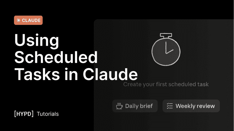 Using Scheduled Tasks in Claude
